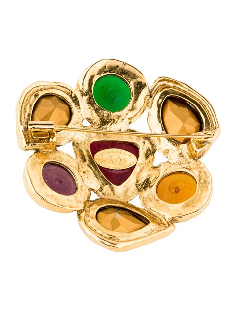 chanel gripoix brooch|Chanel jewelry.